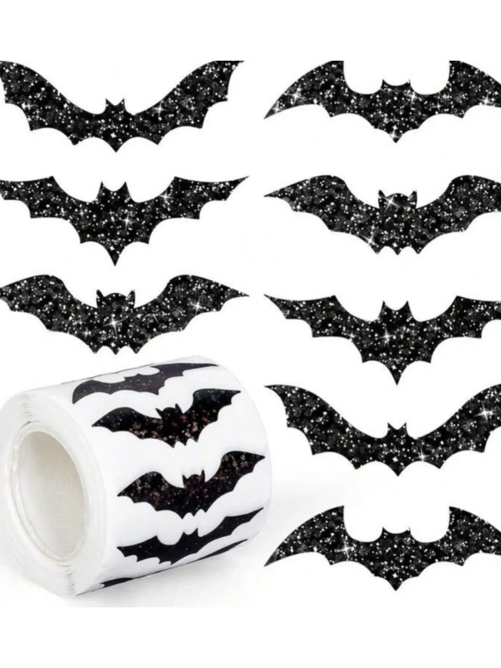 500 Halloween Pumpkin, Ghost or Bat Stickers